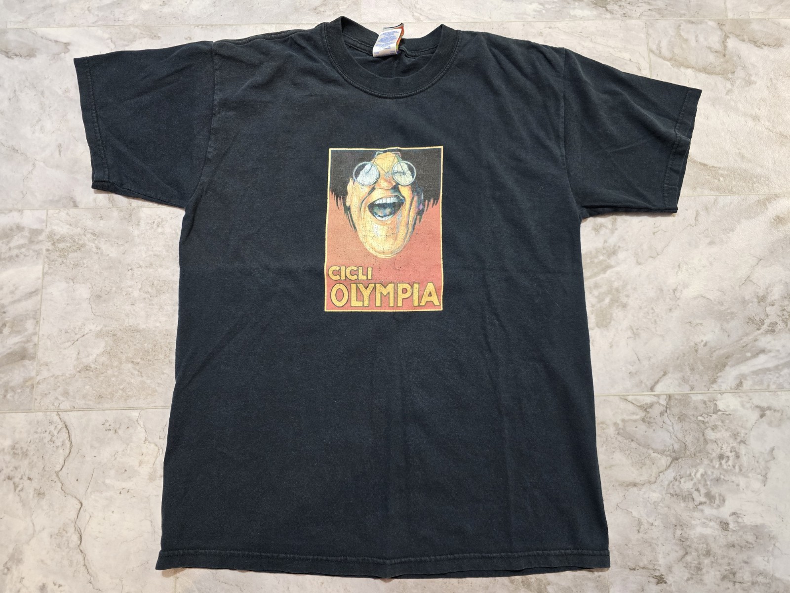 The Retro Image Apparel Co T-Shirt Cicli Olympia Cycling Advertisement Tee Sz M