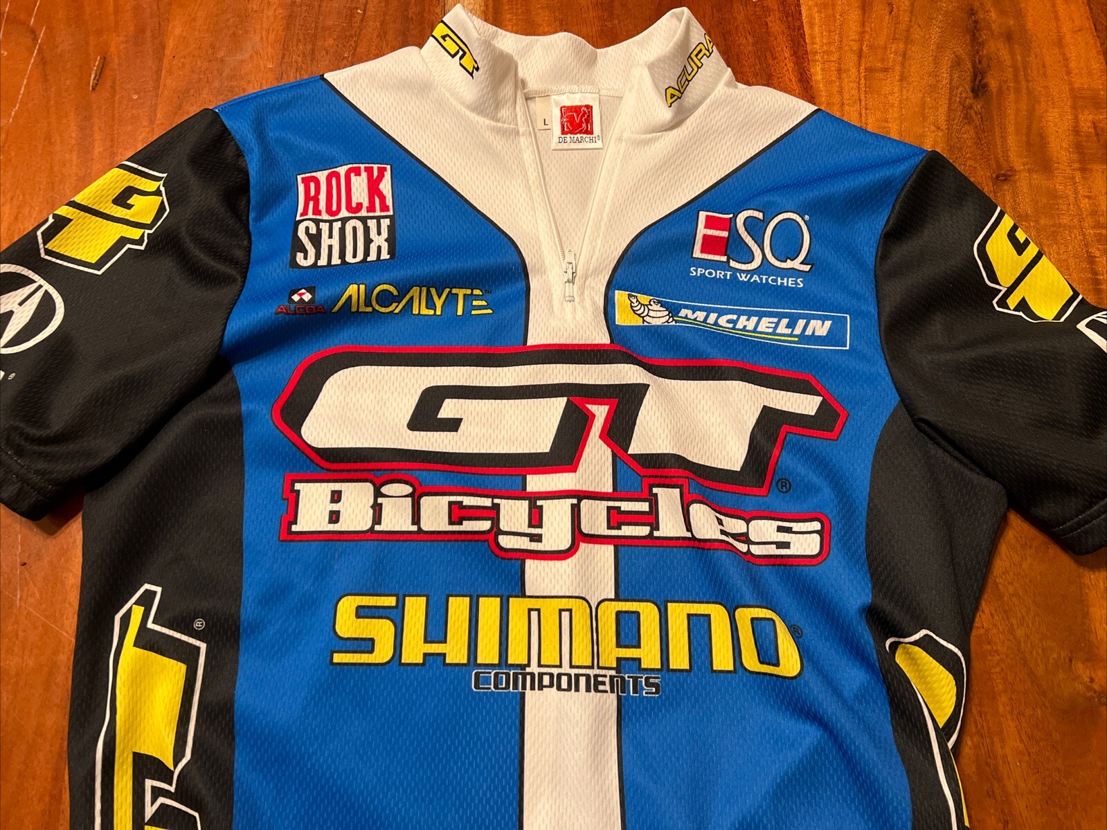 GT Bicycle Jersey – Shimano, Rock Shox, Michelin