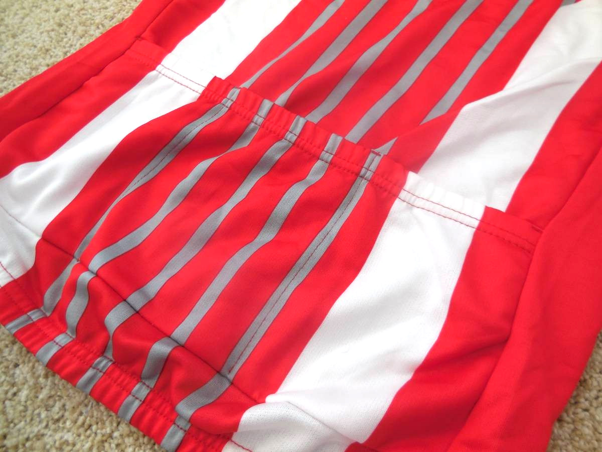 SEB Red Cycling Jersey NEW Medium 1980s Vintage Moser Signature Italy