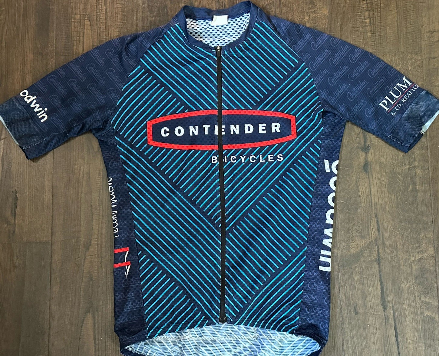 Two Mens Vermarc Cycling Jersey’s Men’s XXS Blue Full Zip Contender Bicycles