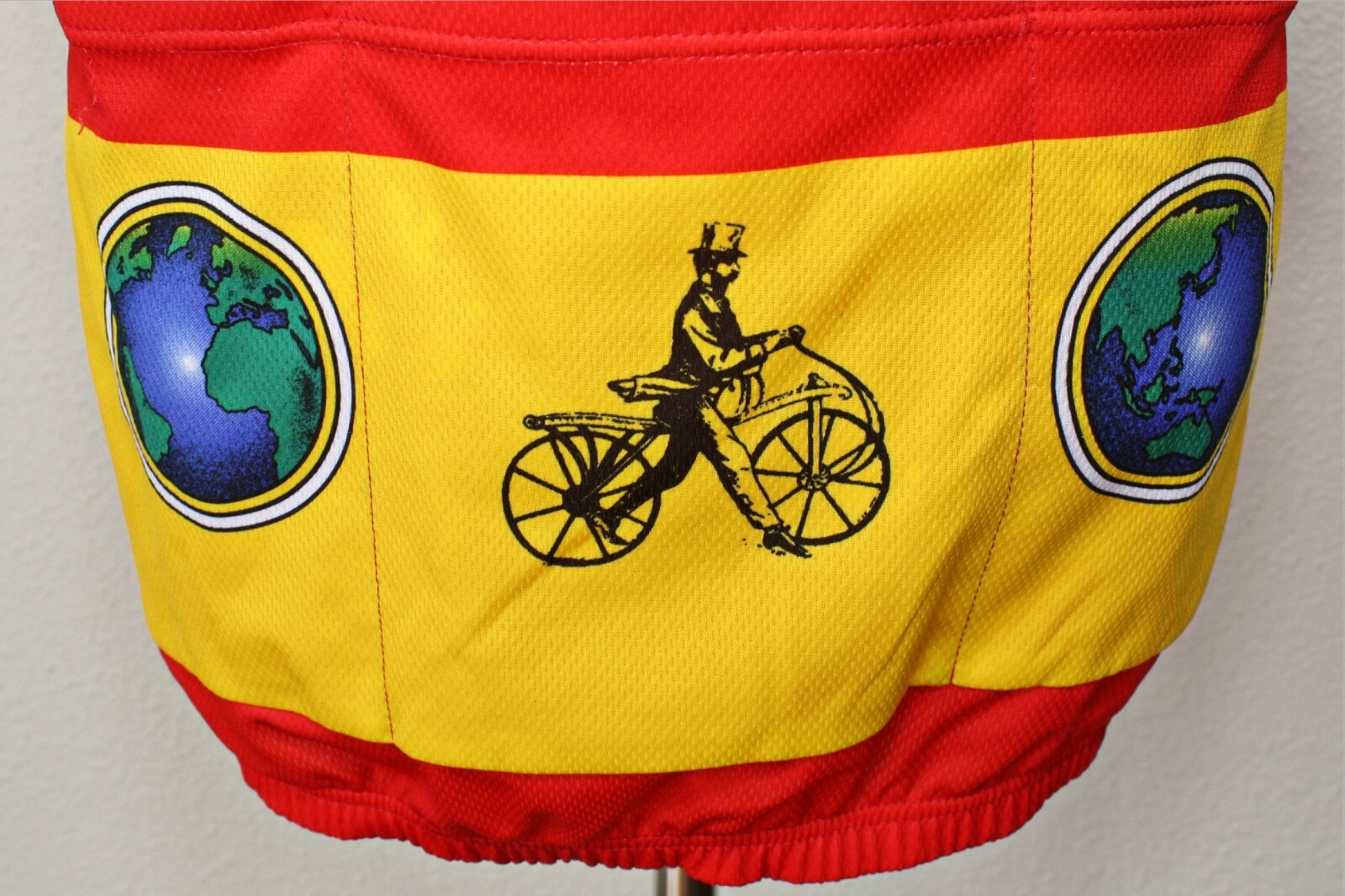 GIESSEGI Bicycle Cycling Jersey Sz. 7 (XXL) Multicolor Countries’ Patches #02