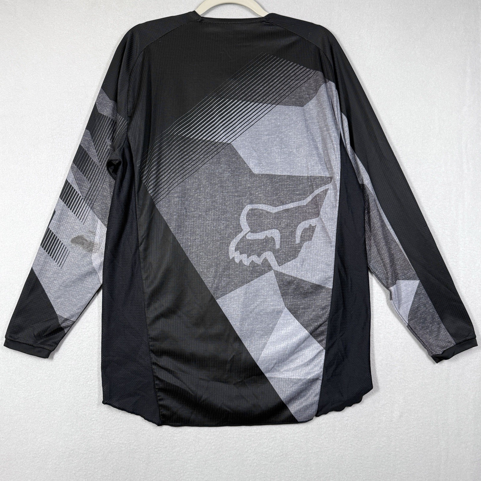 FOX Racing Shirt Mens Large Motocross Jersey Logo Performance Long Sleeve