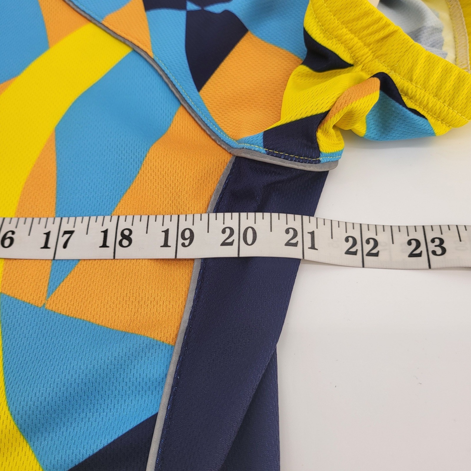Peak 1 Sports Cycling Jersey Womens Geometric Print Full Zip Shirt