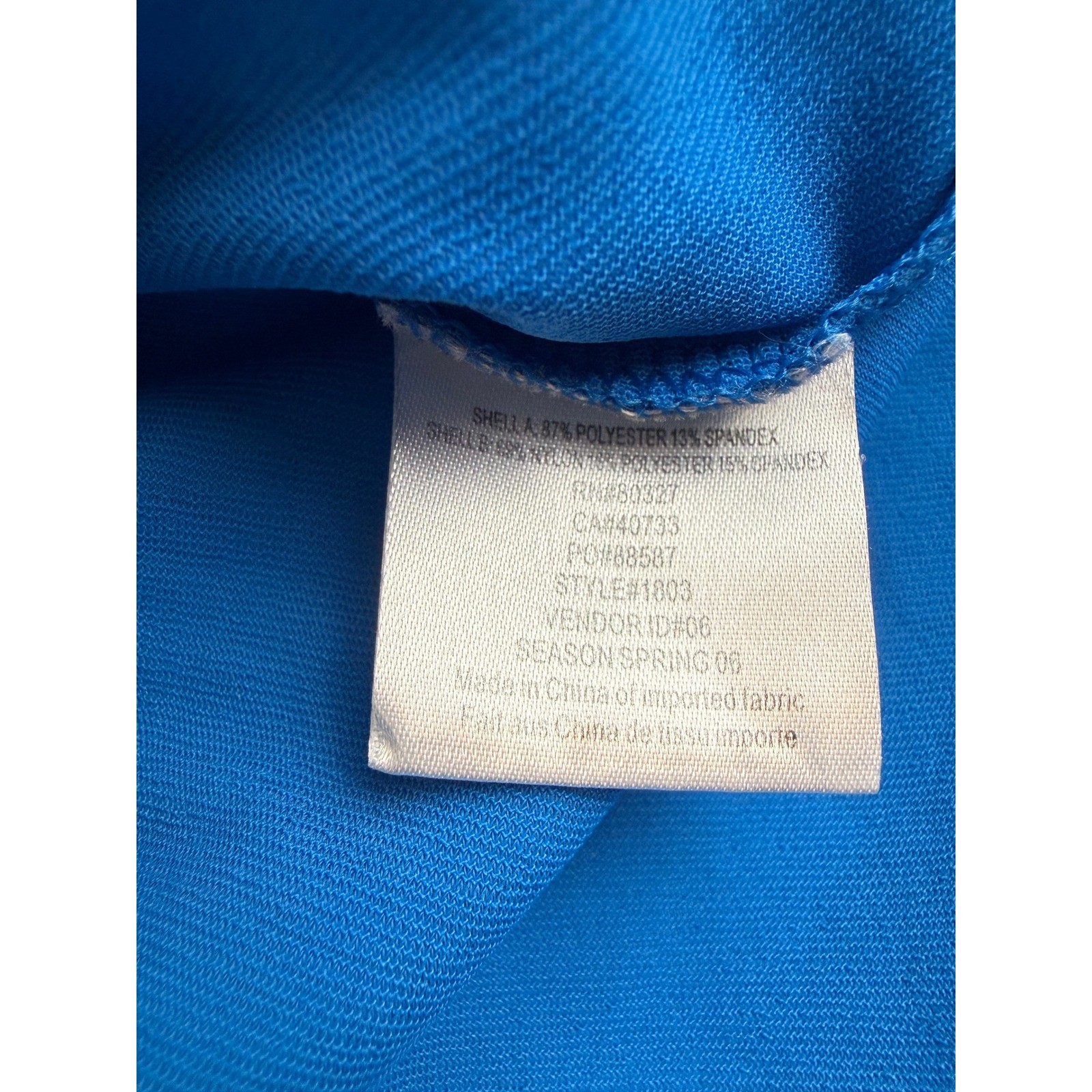 Pearl Izumi Cycling Jersey Mens XL Blue Aero Sensor Tri Sleeveless 1/4 Zip