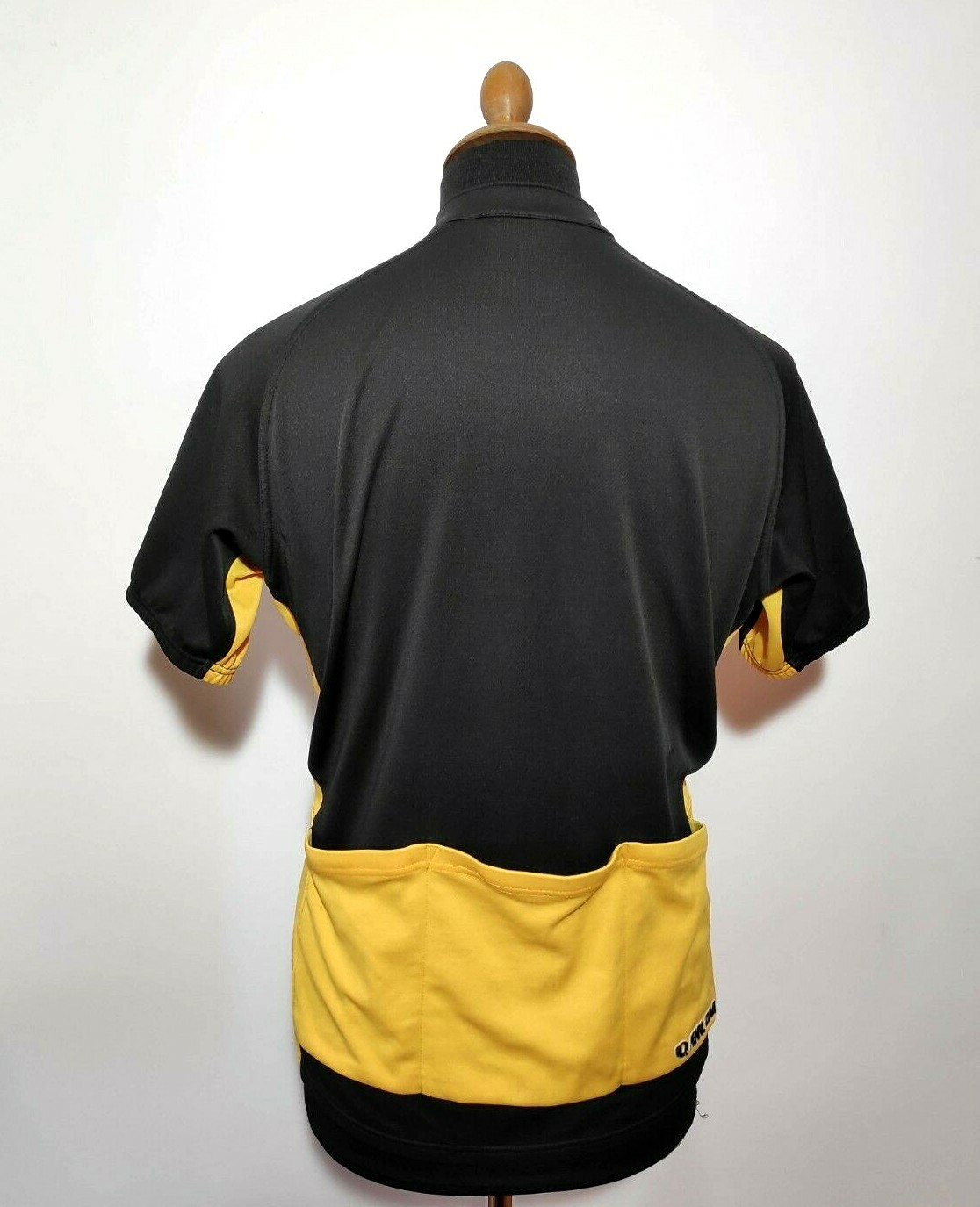 Pearl Izumi Cycling Jersey Sz. M Black Yellow Men’s Racing Full Zip Short Sleeve