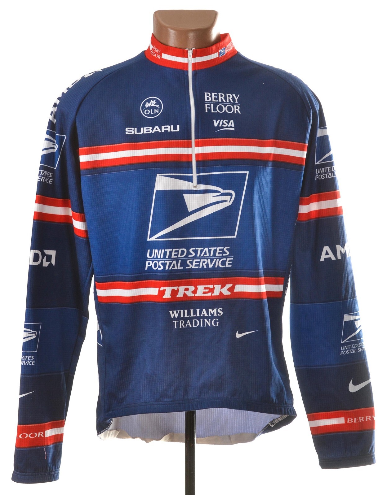 USPS TREK TEAM CYCLING VELO JACKET JERSEY 2002/2003 ARMSTRONG ERA SIZE XL ADULT