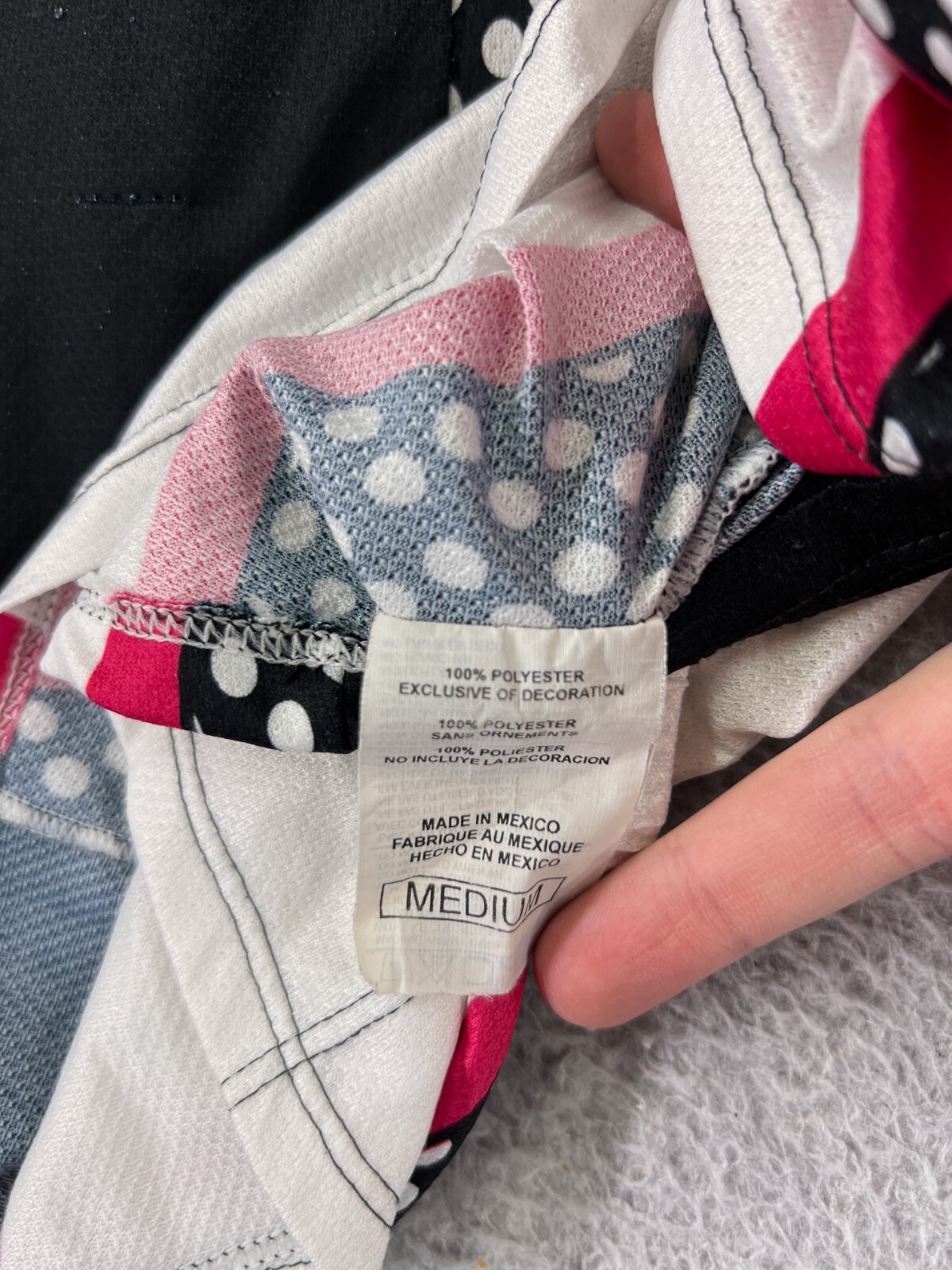 Sheebeest Cycling Jersey Girls Medium White Pink Floral Tank Sleeveless Pockets