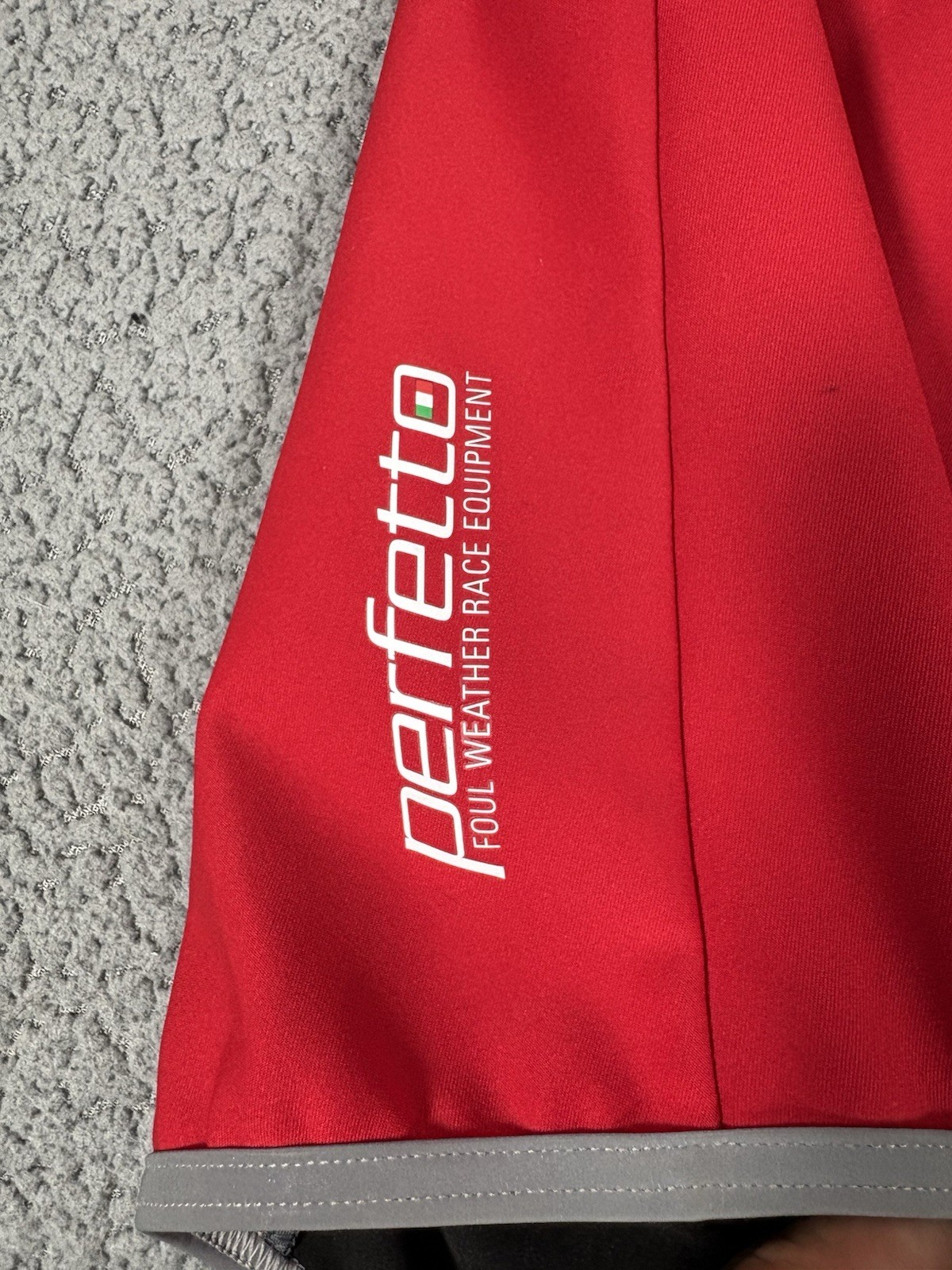 Castelli Cycling Perfetto Jersey Vest Men’s Large Red Zip Sleeveless Bike Jersey