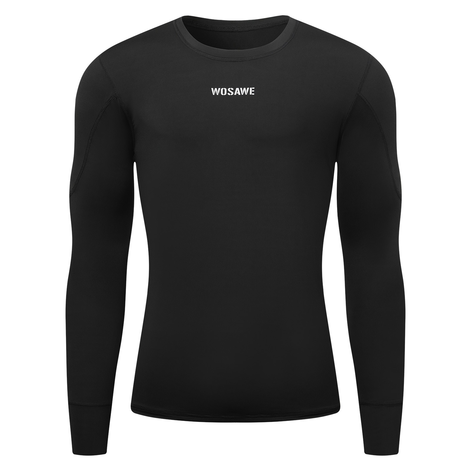 Fleece Lined Thermal Underwear Base Layer Top for Men Women Windproof Riding
