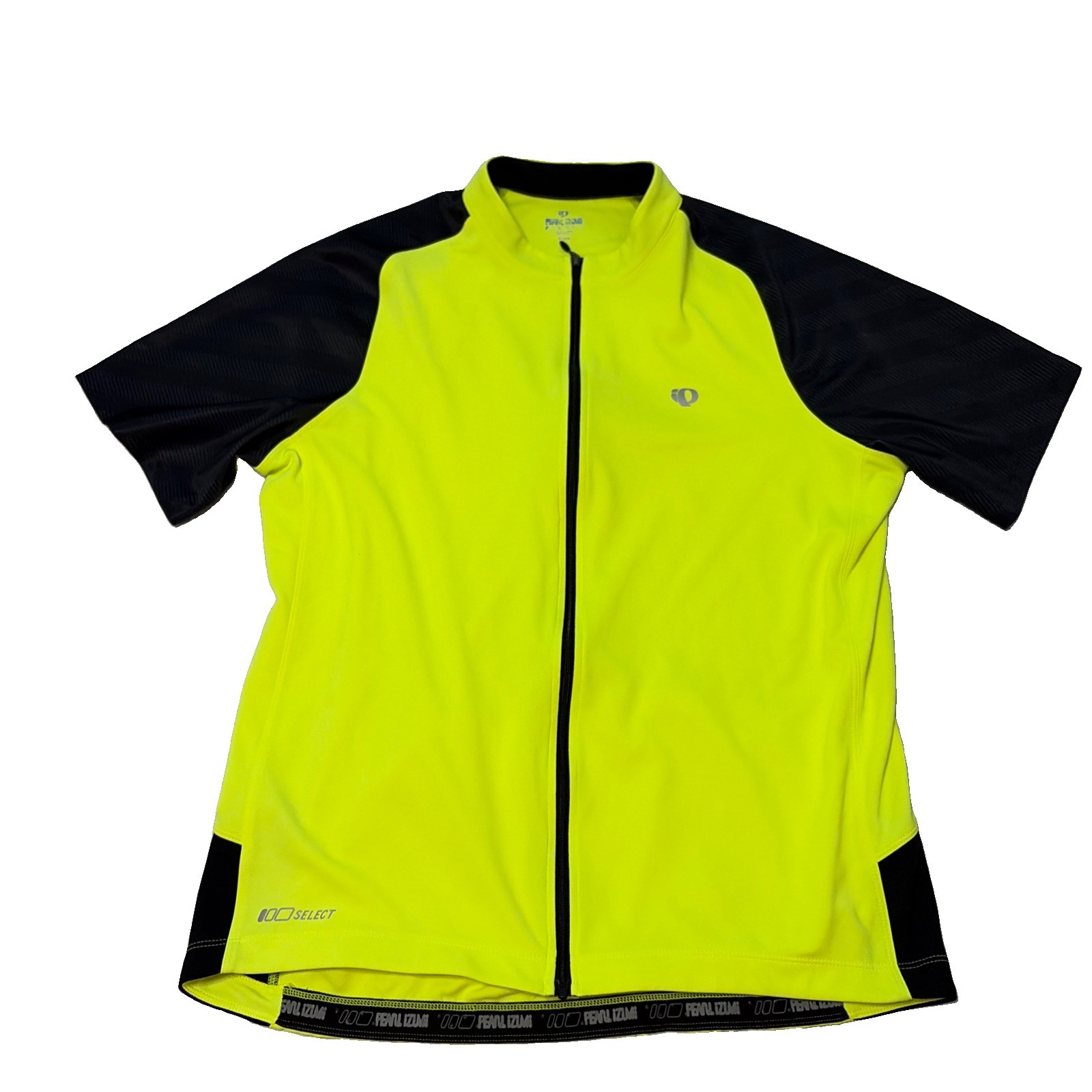 Pearl Izumi Mens Short Sleeve Cycling Jersey T Shirt XL Yellow Racing Bike Tee