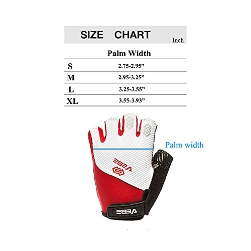 VEBE Men & Women Cycling Gloves Mountain Bike Gloves – Breathable Small Green