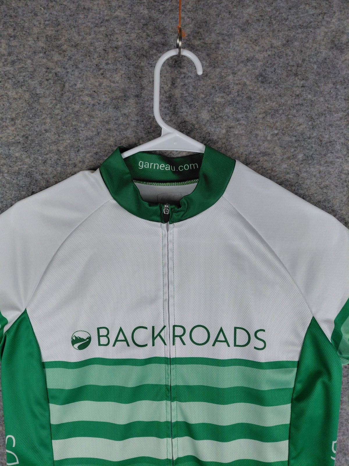Louis Garneau Cycling Jersey Women’s Medium Green Backroads 100% Polyester – EUC