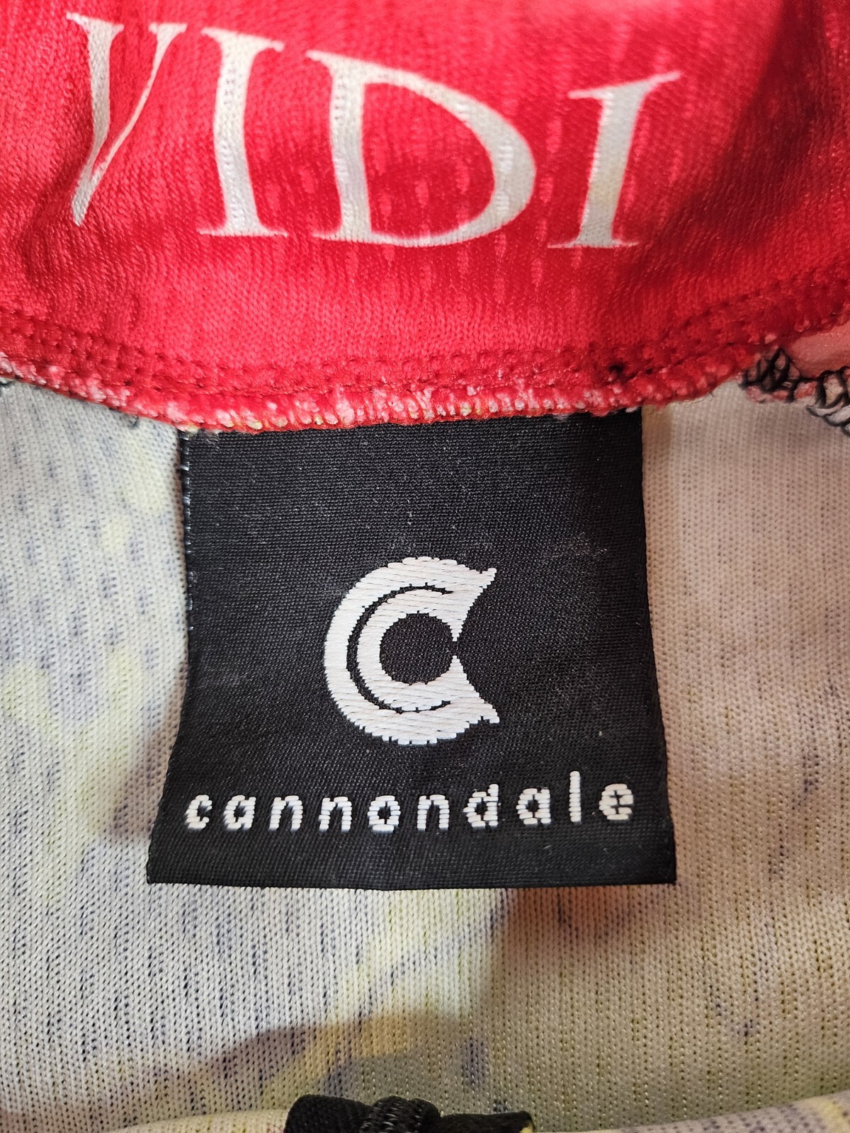 Vintage Cannondale Team Cycle 3/4 Zip Cycling Jersey SZ(L) USA MADE