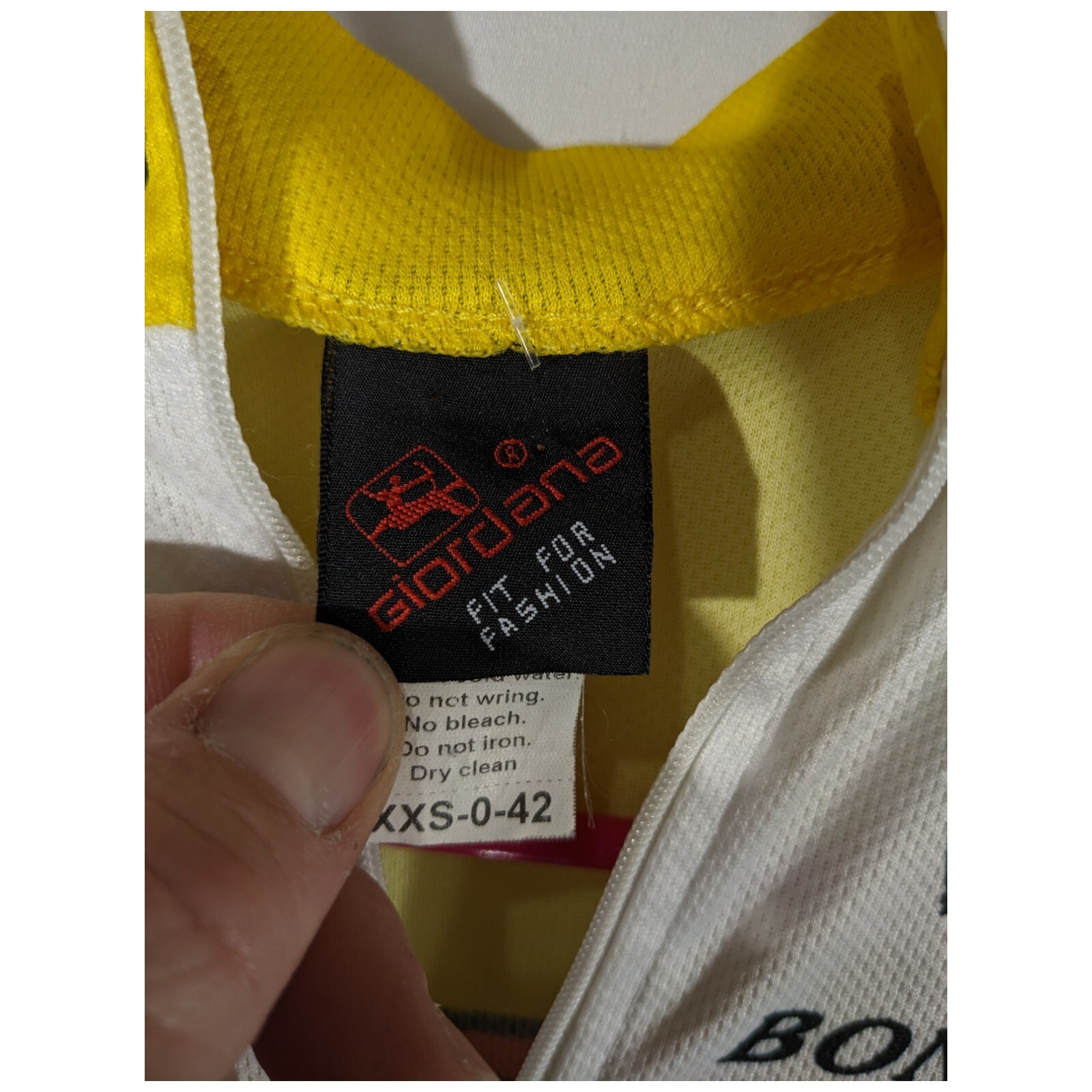 Giordana Cycling Jersey Mens XXS Pro Fit Short Sleeve Strada Racing AZ Pockets