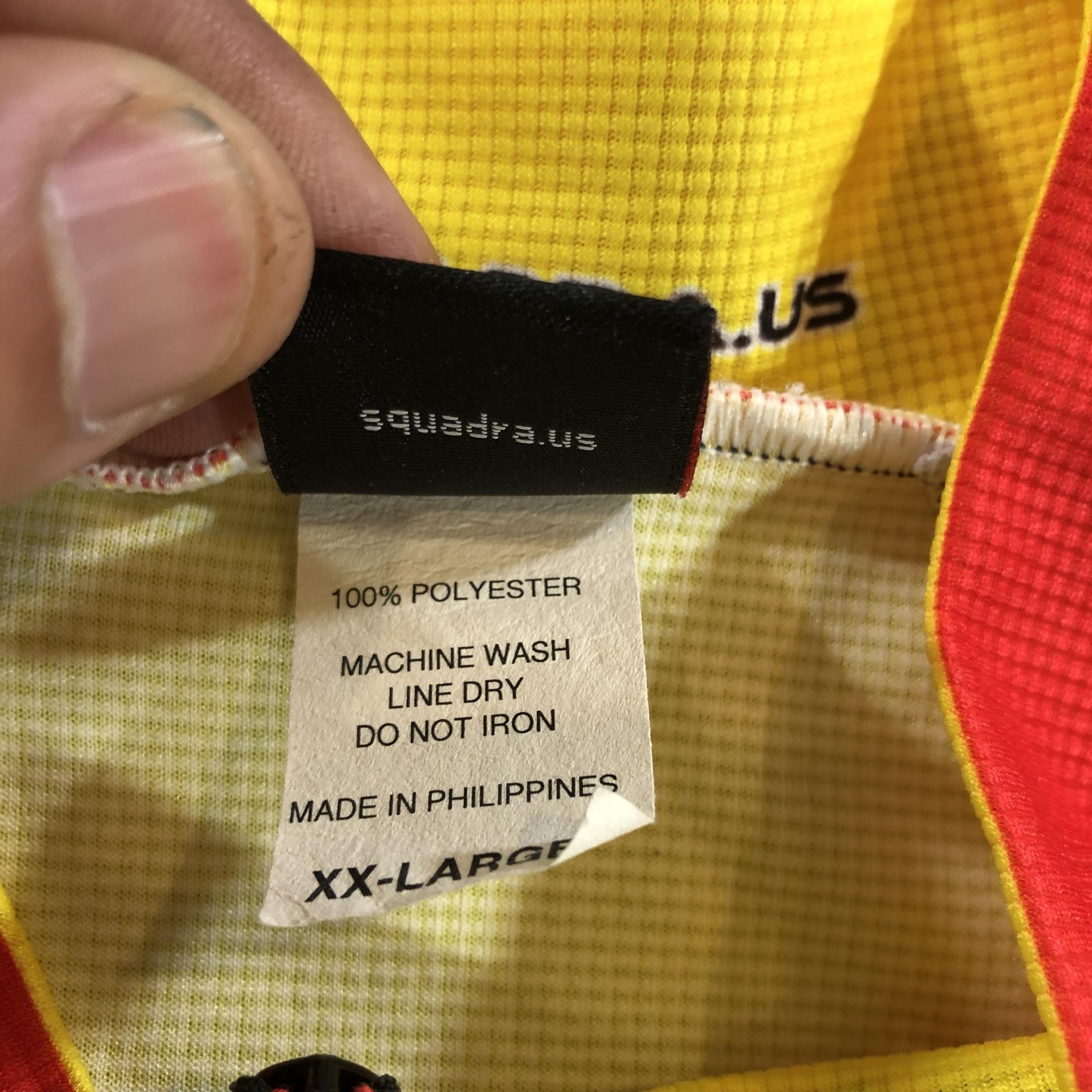 Squadra Cycling Jersey Mens 2XL Solvang Century Half Century 1/4 Zip Shirt Bike