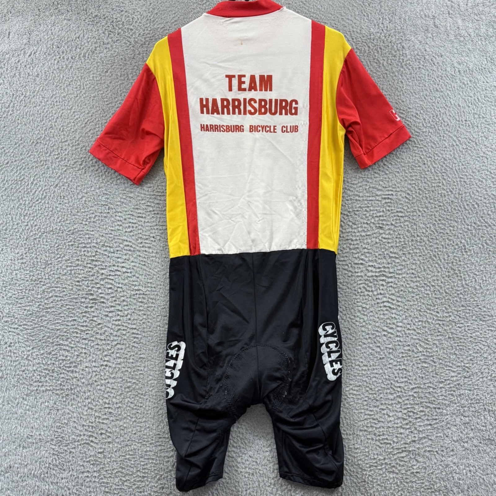 Vintage Harrisburg Team Jersey Men Large Roadsuit 80s Pennsylvania Sport Outdoor