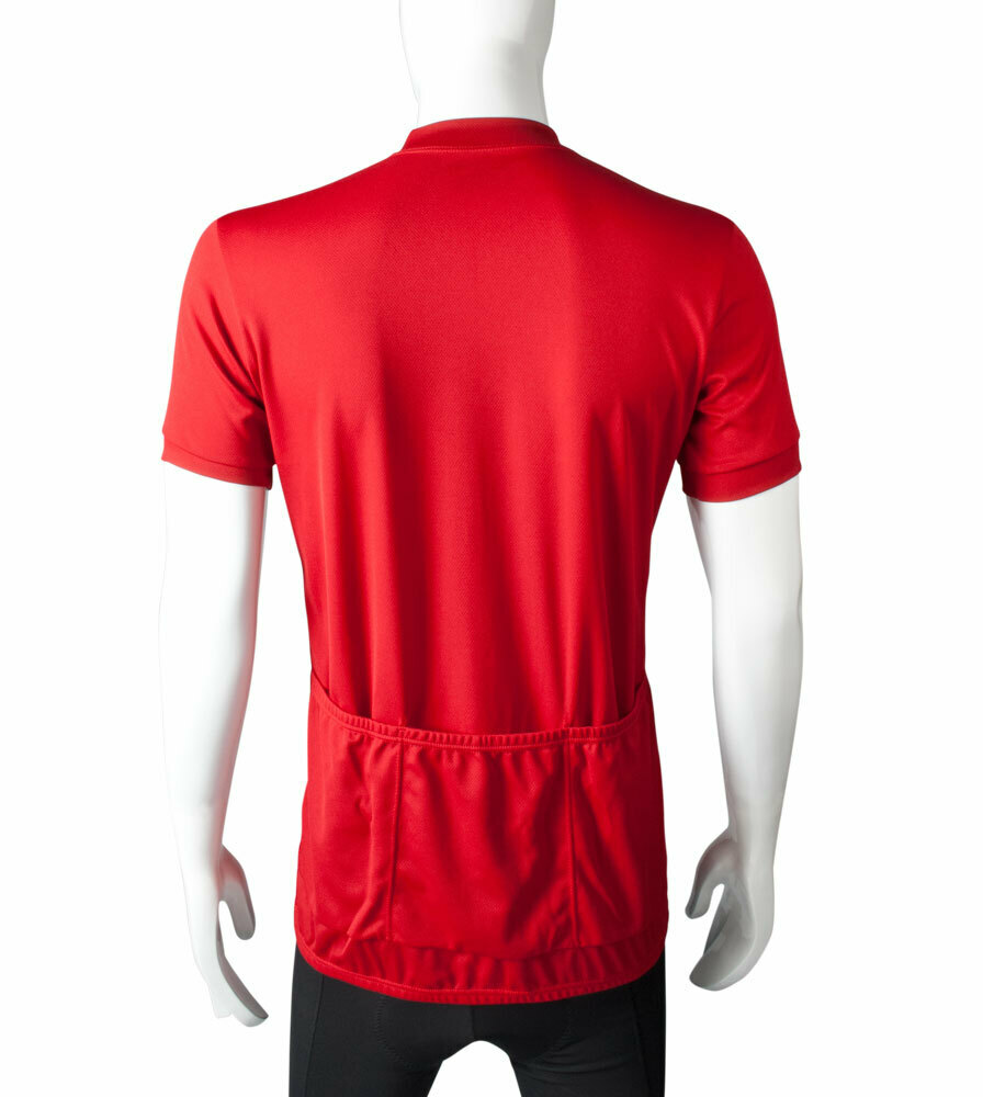 Tall Solid Color Cycling Jersey | Short Sleeve | Lightweight | Made in the USA