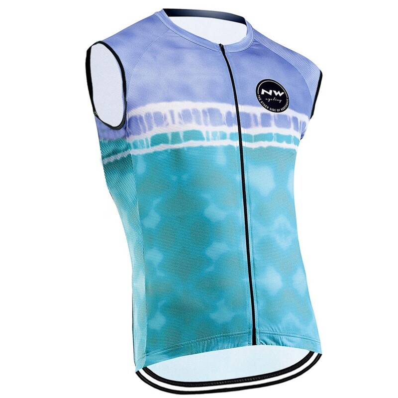 Summer Breathable Cycling Jersey Vest Mens Bike Sleeveless Shirt Bicycle Jerseys
