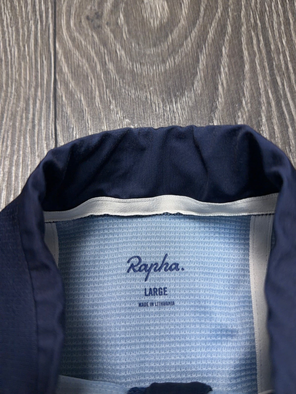Mens RAPHA Super Lightweight Jersey Cycling Full Zip Bicycle Size L