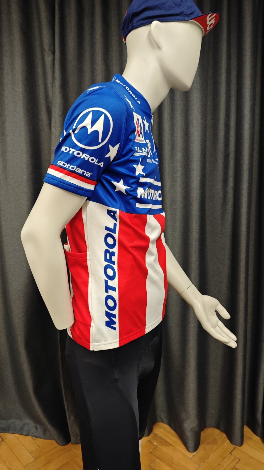 Motorola Cycling Team Vintage Jersey M Lens Armstrong USA 90s Giordana Volvo