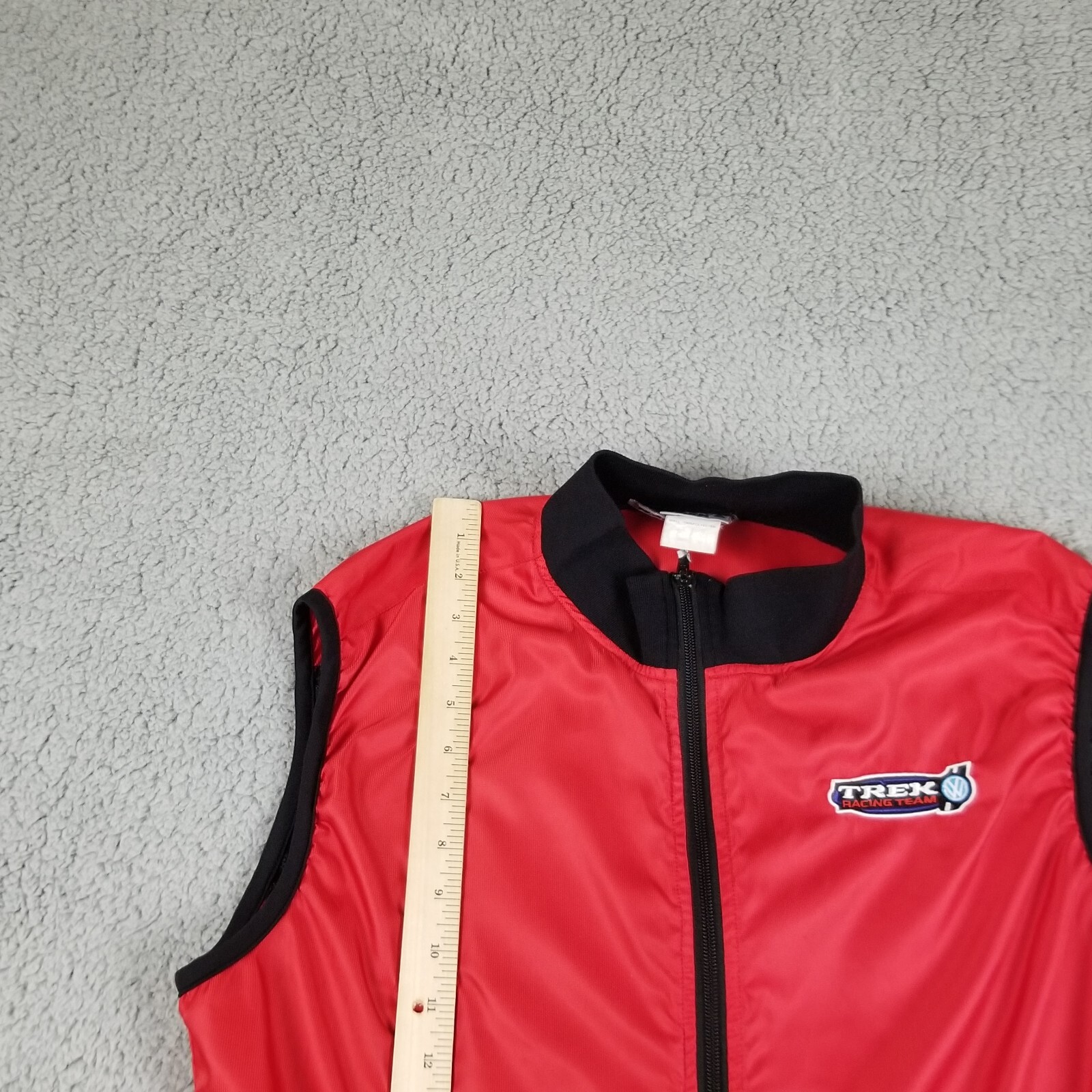 Trek Racing Team Cycling Vest Men’s Large Red Mesh Back Vintage