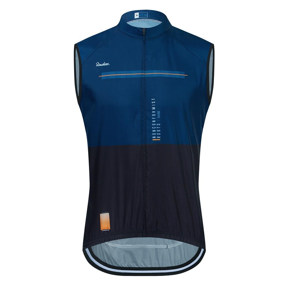 Men Raudax Sleeveless Cycling Vest Mesh Windproof Ciclismo Gilet Jersey