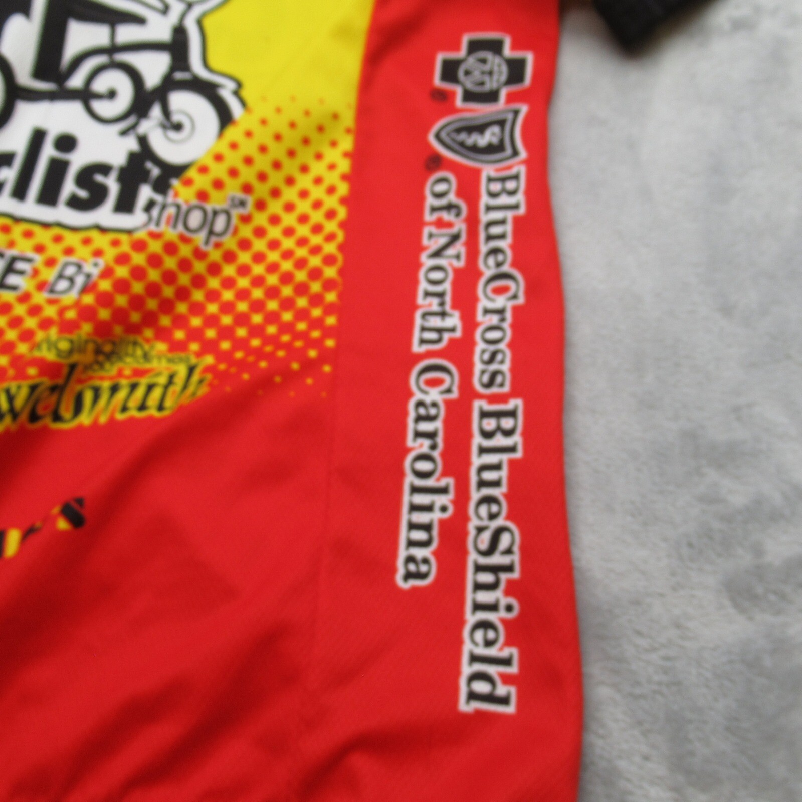 Verge Cycling Jersey Unisex Small Red Tri Cyclists North Carolina Short Sleeve