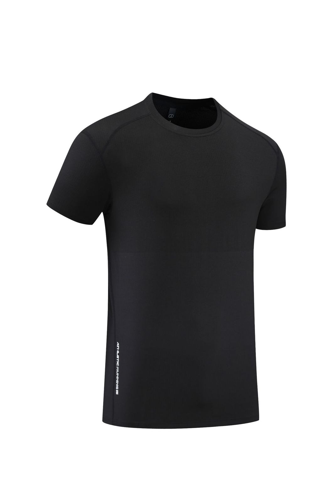 Men and Women Four Needle High Elastic Short Sleeved Summer Mesh Splicing Tops