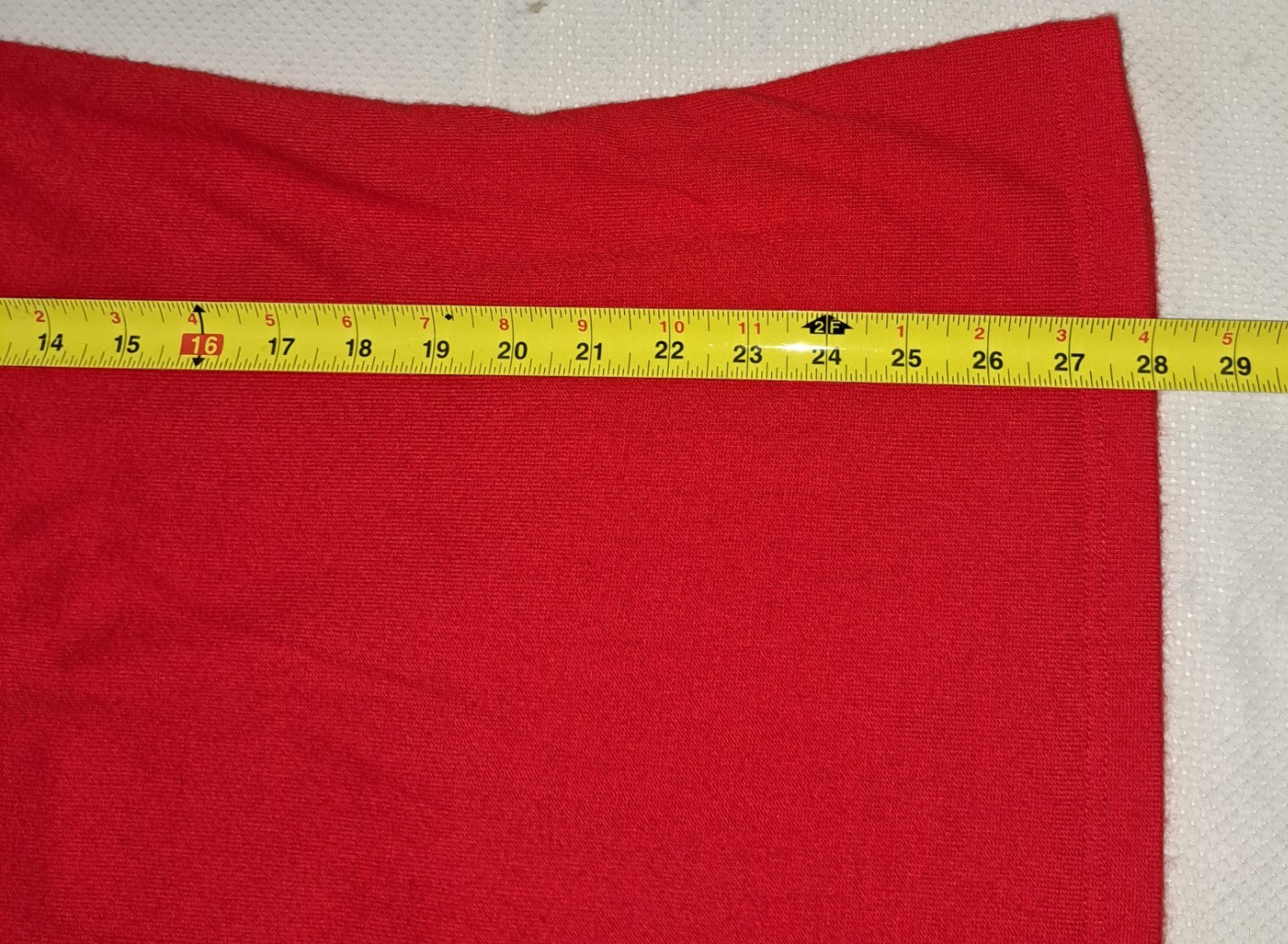 Au Tour De France Cycling Jersey Red Acrylic Euro “Size 4” check measurements
