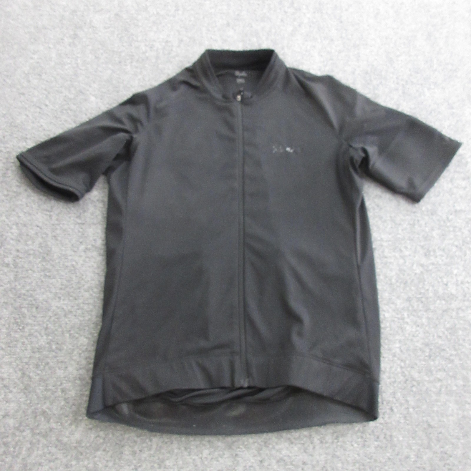 Rapha Core Cycling Jersey Mens Small Black Short Sleeve Full Zip Bike Road