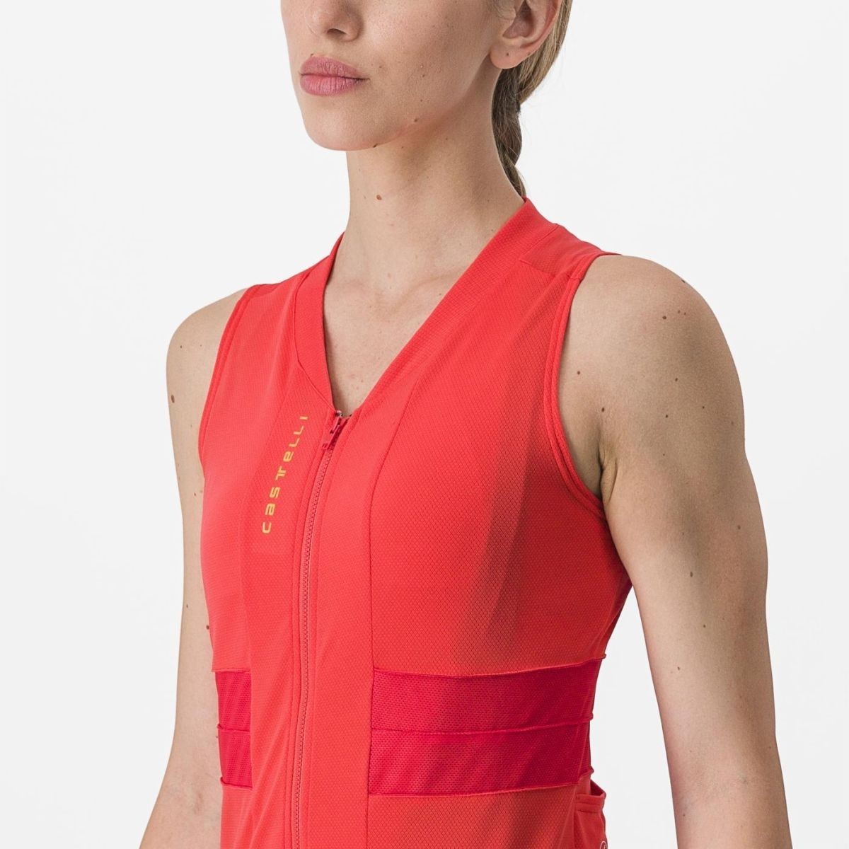 CASTELLI ANIMA 4 WOMEN’S CYCLING JERSEY – SLEEVELESS BREATHABLE ROAD BIKE