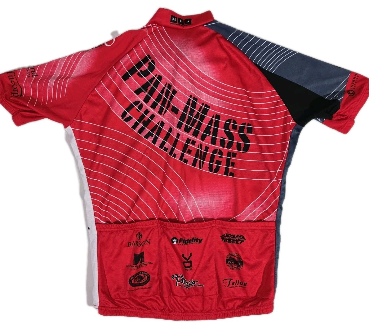 VOmax Pan Mass Challenge 30th Ride PMC 2009 Cycling Jersey 3/4 Zip Men’s Size L