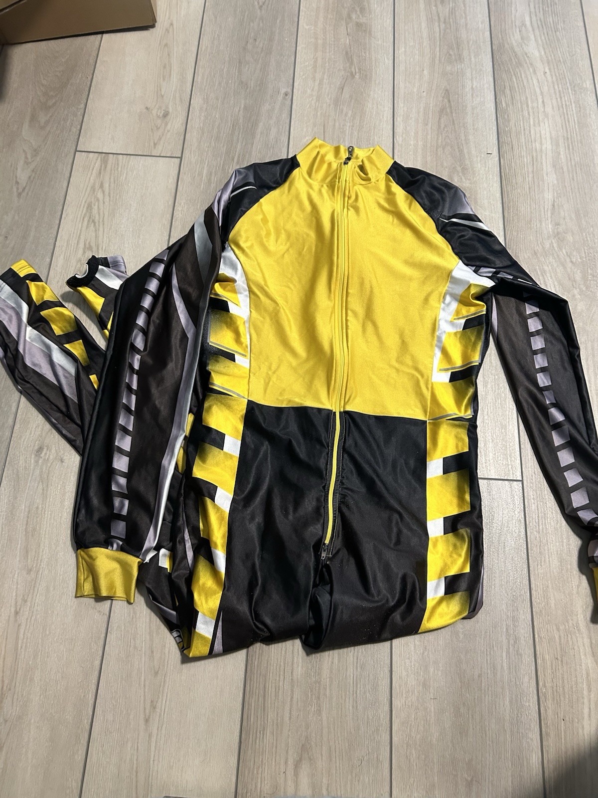 XL Sportful Men’s Yellow Alpine Ski Speedsuit Skinsuit