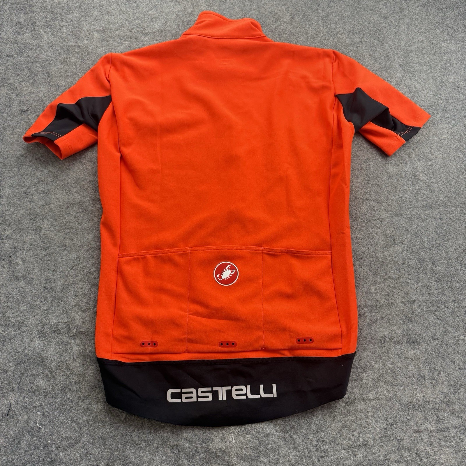 CASTELLI Gabba 3 Cycling Jersey Mens XL NWT Orange 17084 Gore Windstopper Rosso