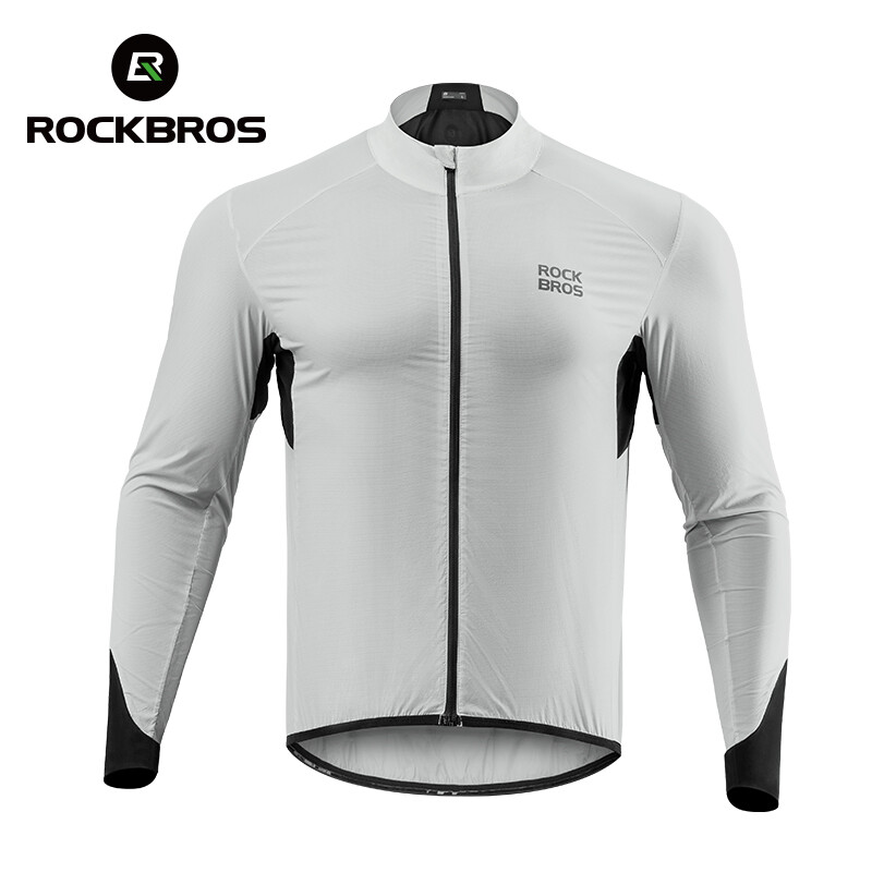 ROCKBROS Cycling WindCoat Jacket Jersey LongSleeves Breathable Windproof Unisex