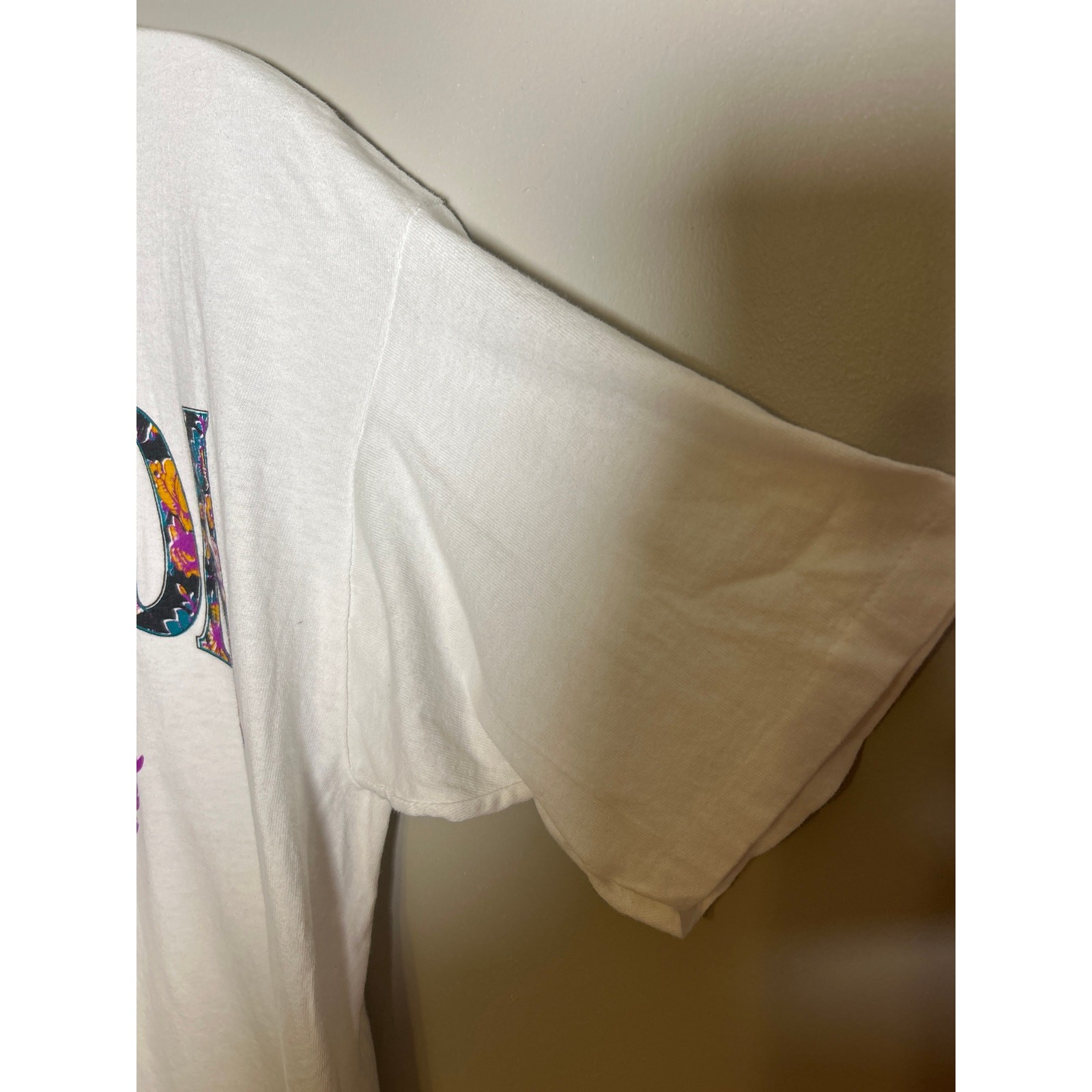 Vintage Gecko Hawaii Florida USA Women’s Single Stitch White T-Shirt Size XL