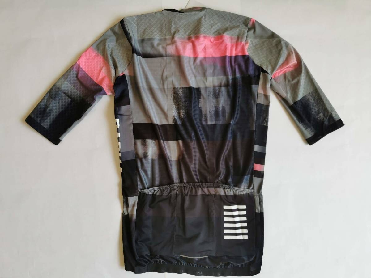 NEW GRAY RAPHA PRO TEAM ASCENT PRINT SHORT SLEEVE AERO CYCLING JERSEY + SOCKS LG