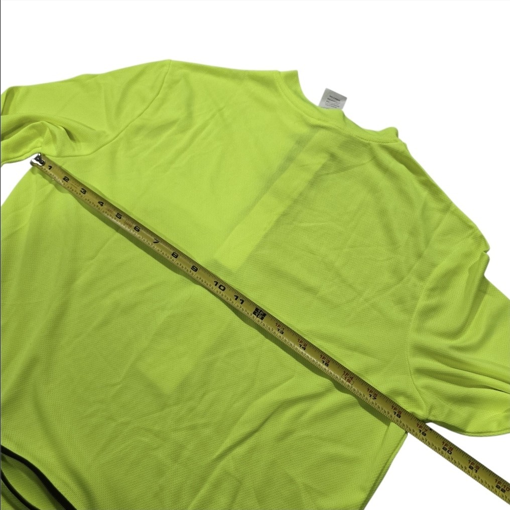Men’s Long Sleeve Shirt Cycling Jerseys Green Size Small