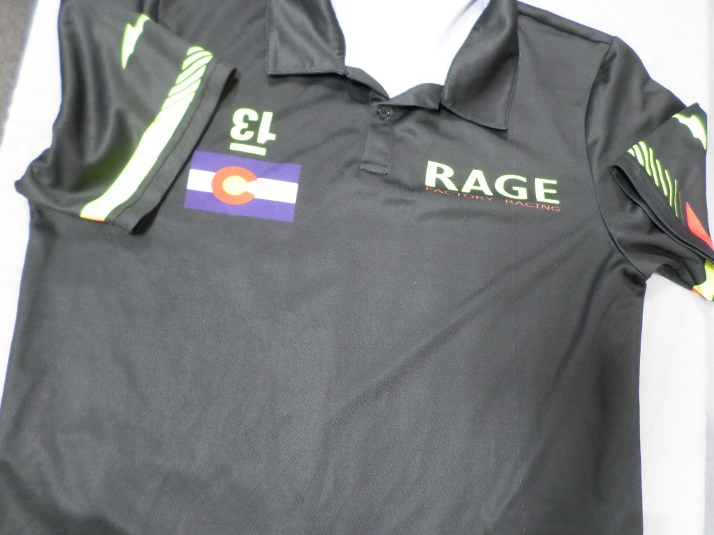 EUC CLEAN DESIGNER RAGE CYCLING PULLOVER BLACK JERSEY SHIRT SIZE MEN’S SMALL