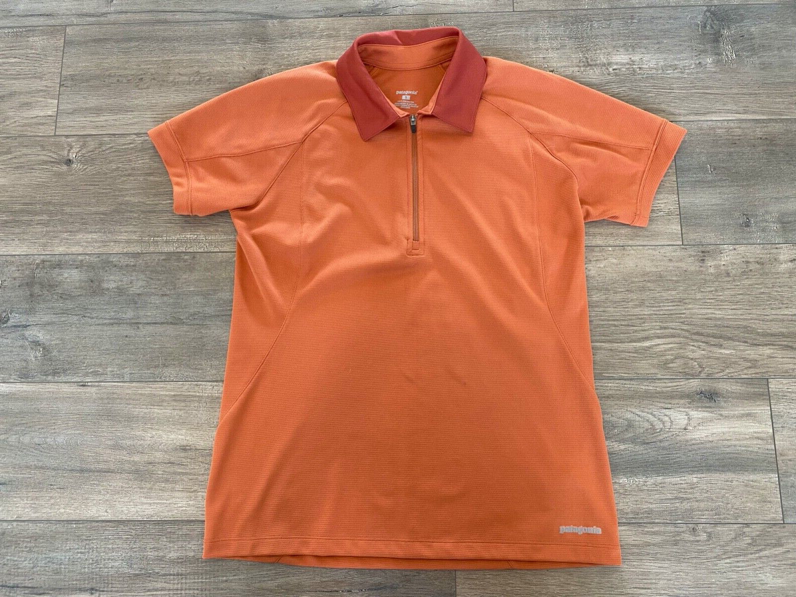 Patagonia 1/2 Zip Jersey Womens S Cycling Biking Shirt Short Sleeve Top