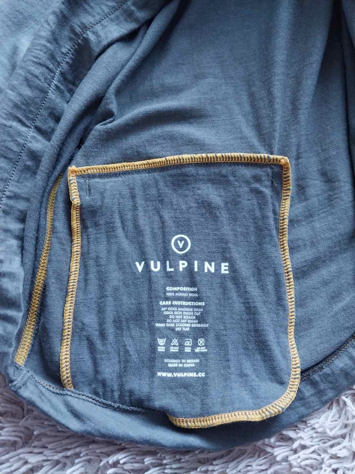 Vulpine Merino Wool Mens Cycling Jersey Polo Short Sleeve Size M