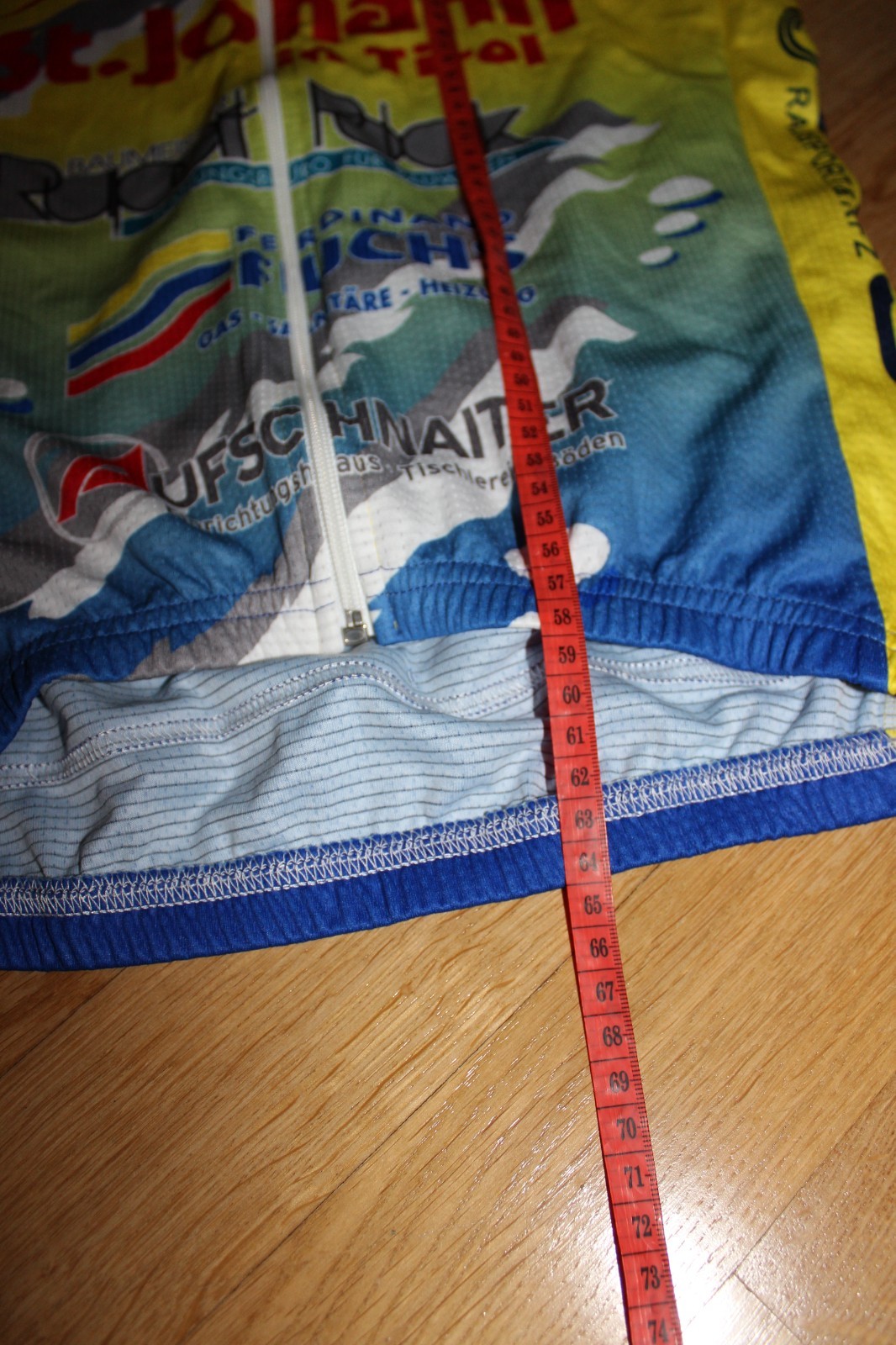 Vintage Yellow St.Johann Tirol Rupert Polak Team Cycling jersey shirt – size XS