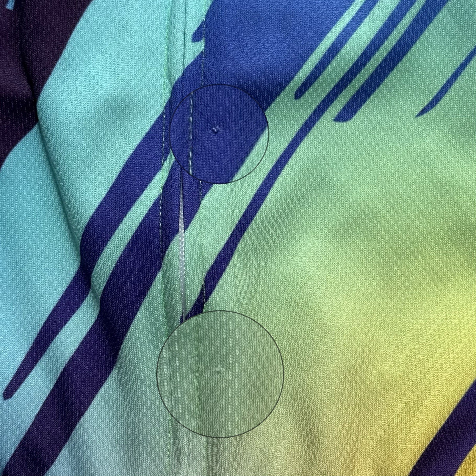 Primal Cycling Jersey Men’s L Full Zip Multicolor Graphic 3 Pocket Bike Shirt