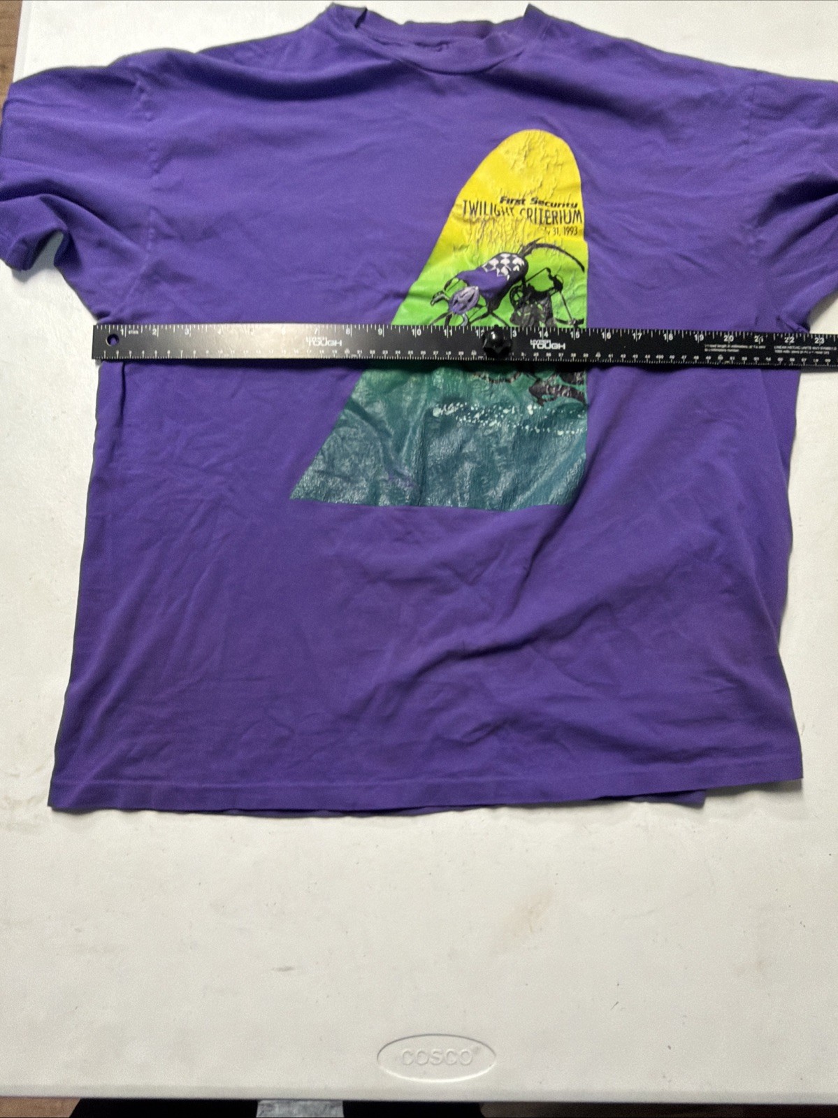 1993 Twilight Criterium Bike Race Single Stitch Shirt Boise Idaho Xl Purple