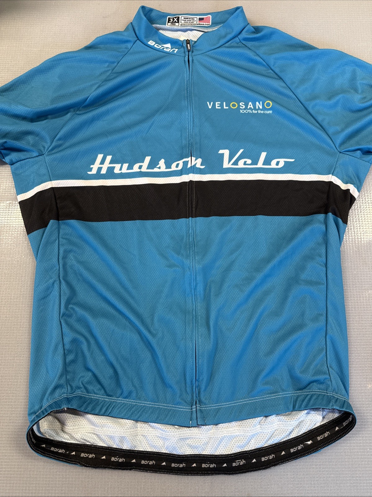 Borah Teamwear Men’s Pro Cycling Jersey 3XL XXXL (9433-E)