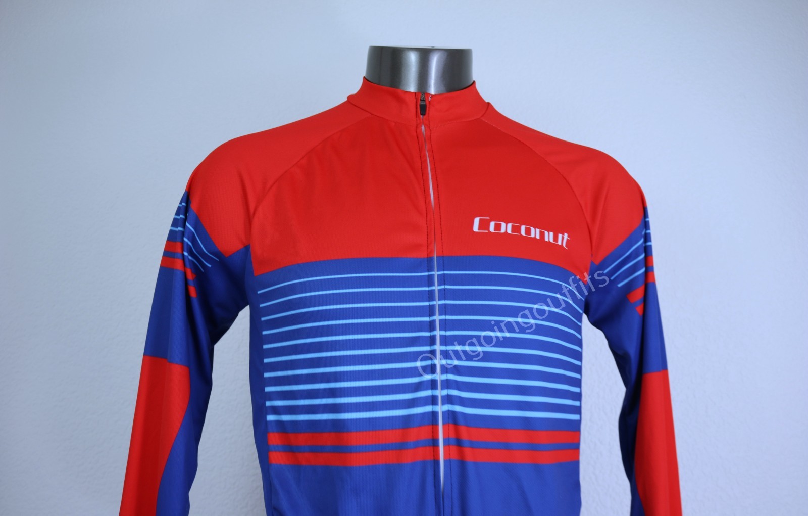 Coconut Cycling Women’s Long Sleeve Full Zipper Front Jersey Size M