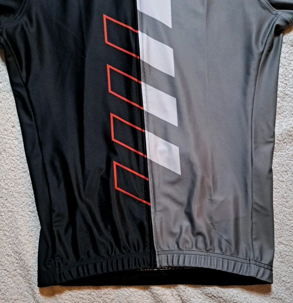 Men’s Siroko M2 Gatterl Cycling Jersey Size XL Black Gray Full Zip