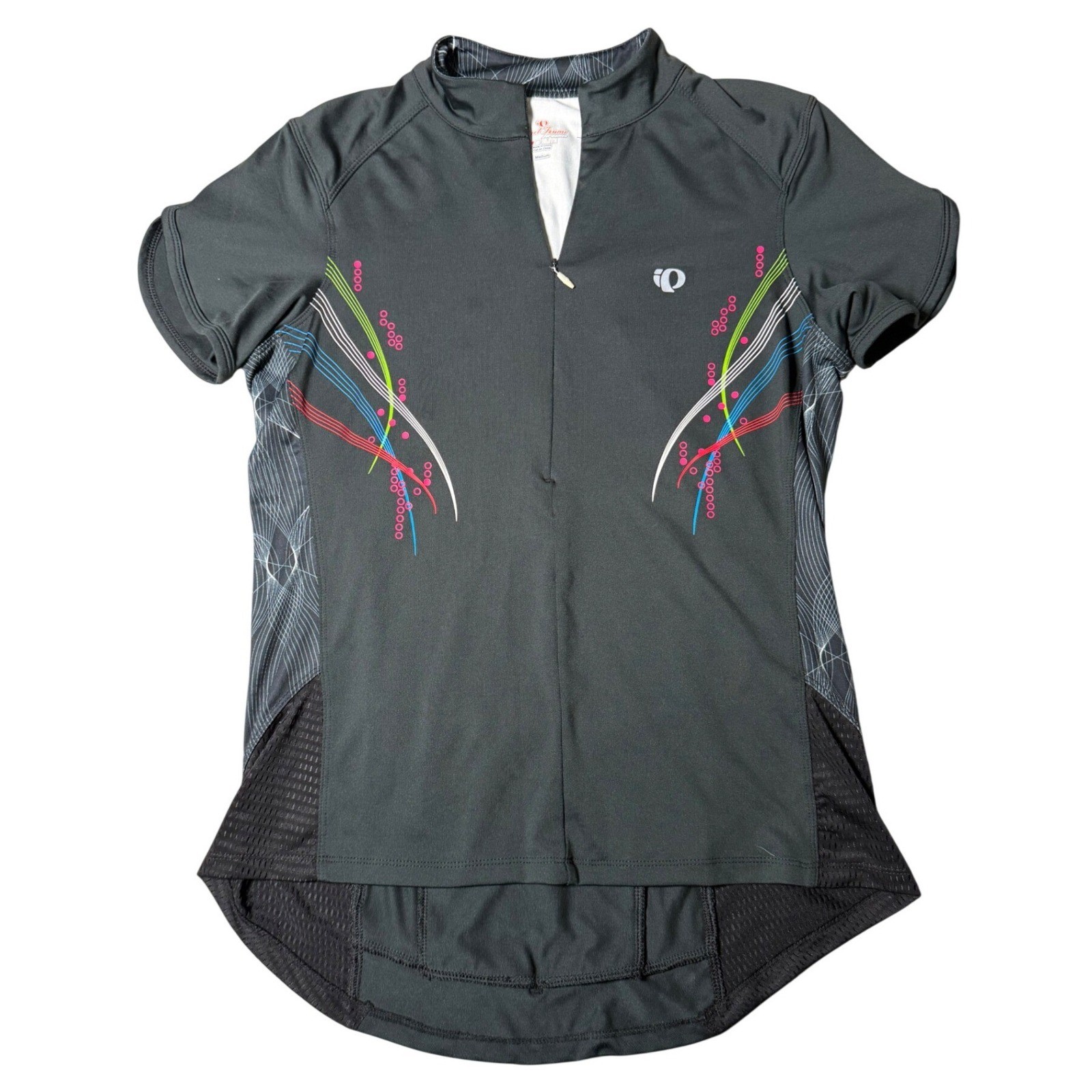 Pearl Izumi Elite Womens Cycling Jersey Black Multicolor Graphic 11221108SPYRO M