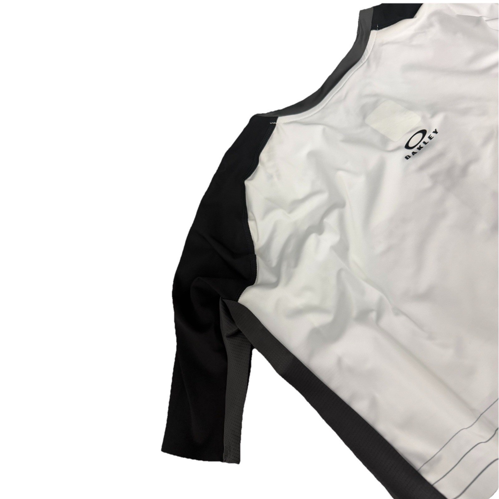 Oakley Men’s Icon Jersey 2.0 White Full Zip Short Sleeve Cycling Jersey Size S