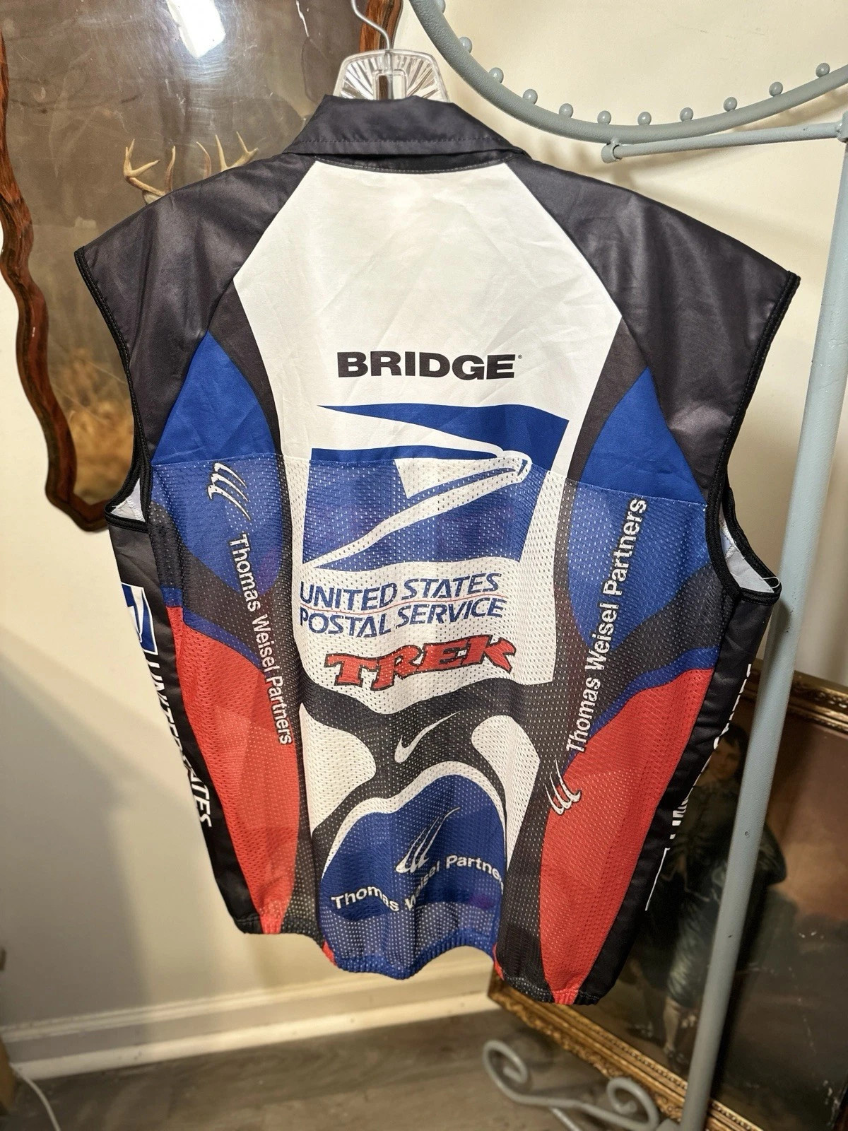 Cycling Shirt Jersey USPS Nike Size XL Trek Visa Thomas Weidel Partners